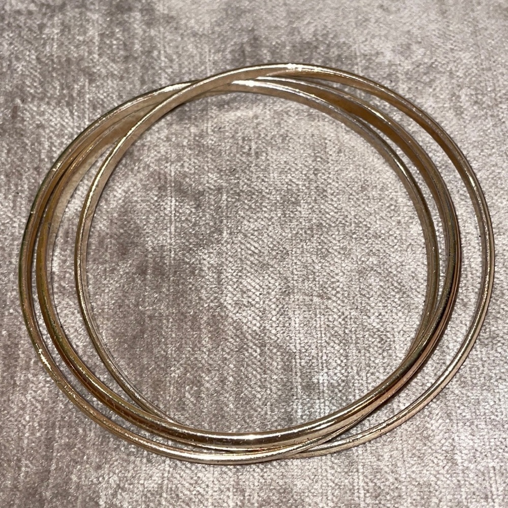 3 NRQ Attached Bangles 6” wrists